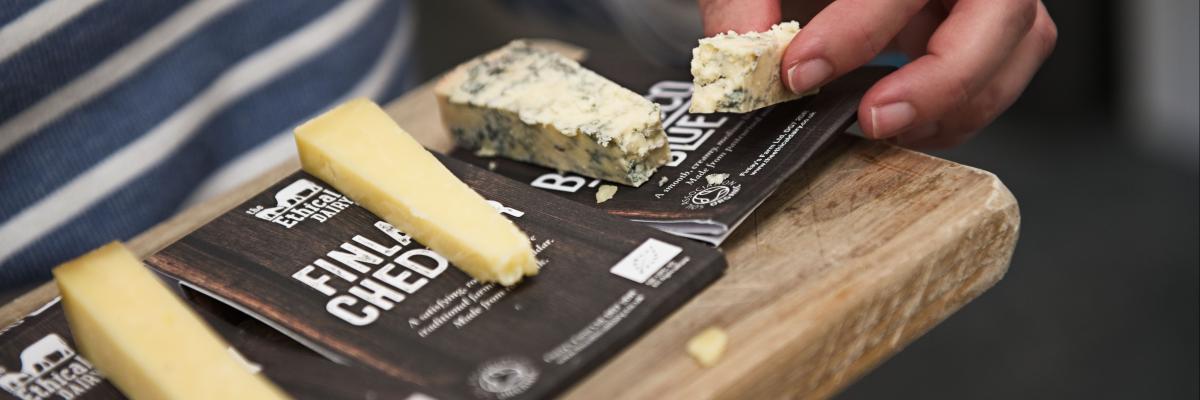 The Ethical Dairy cheese samples