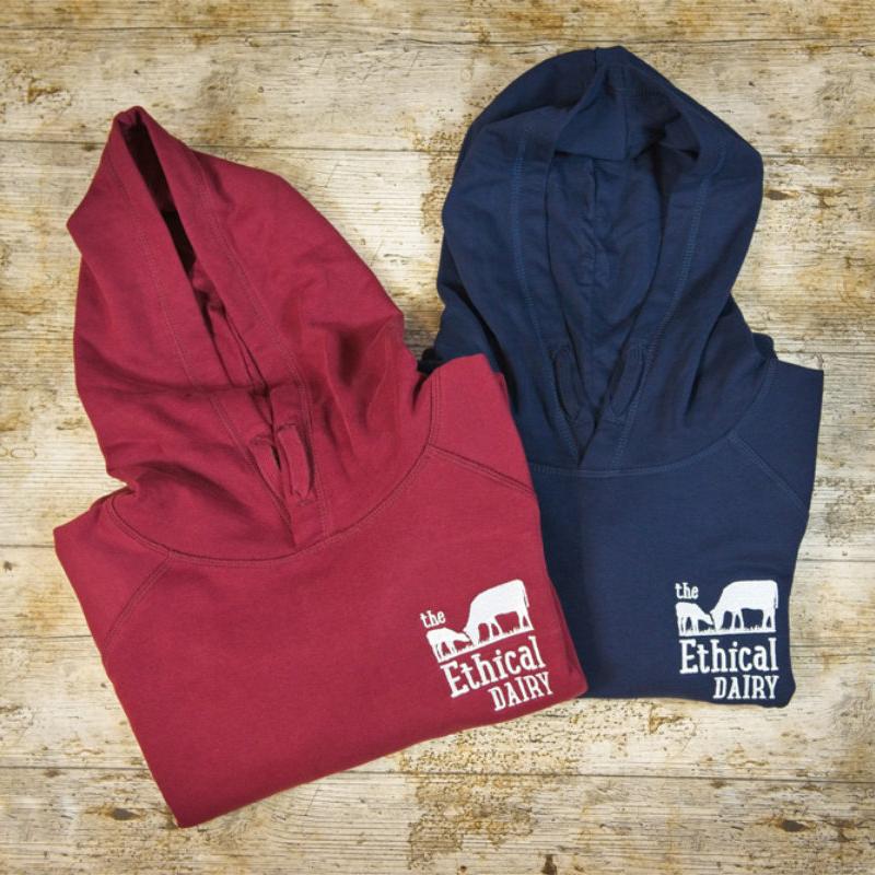 Organic hoodies from the Ethical Dairy