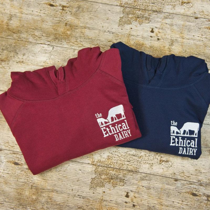 Organic hoodies from the Ethical Dairy