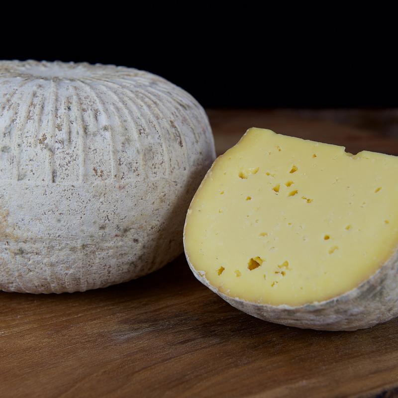 Quarter of Rainton Tomme cheese