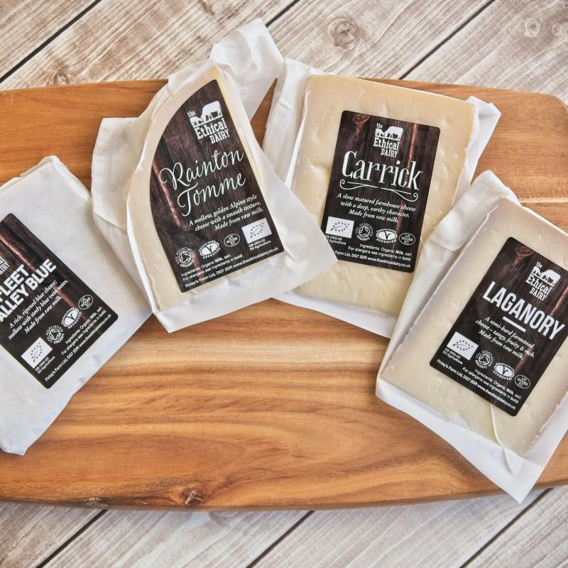 Selection pack of 4 cheeses from the Ethical Dairy