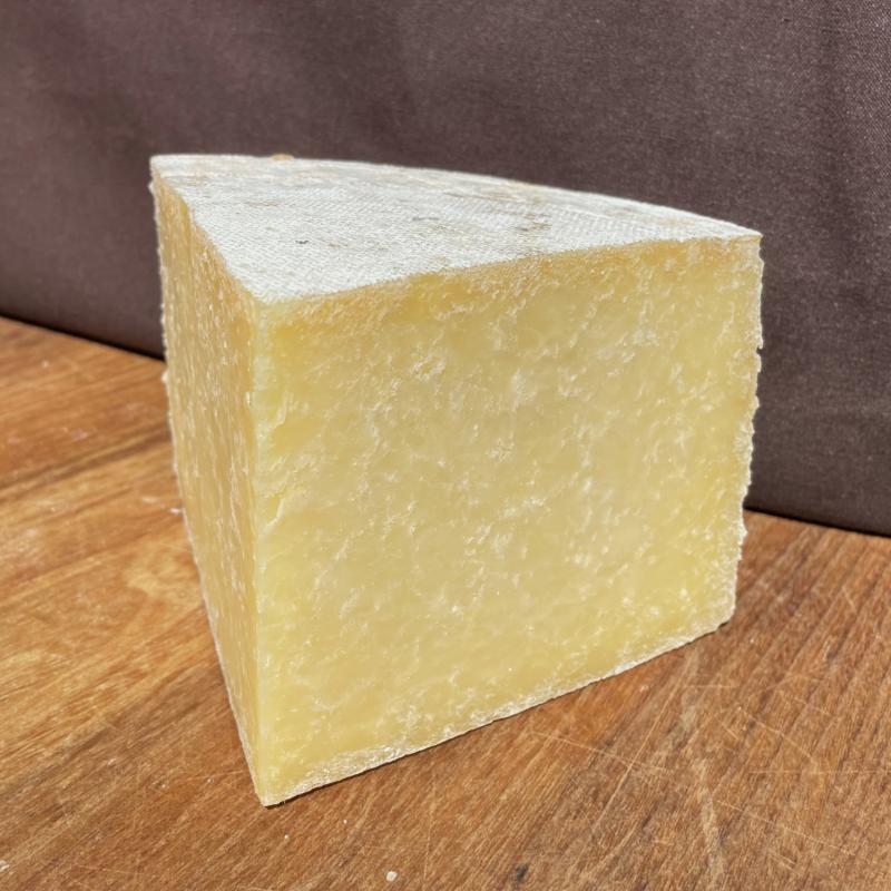 A wedge of Forres Belle cheese from The Ethical Dairy