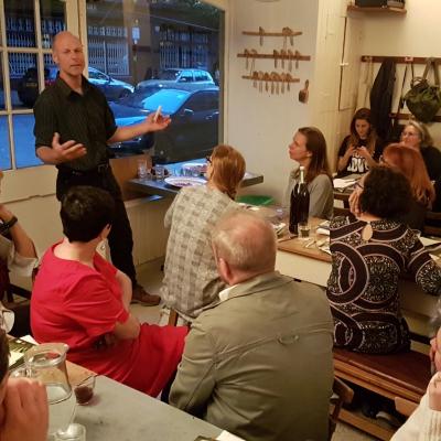 David at the Sustainable Food Pop-up Meal