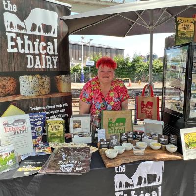 The Ethical Dairy stall at Dumfries Farmers' Market