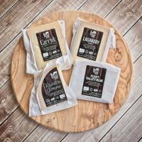 Selection of wrapped cheeses from The Ethical Dairy